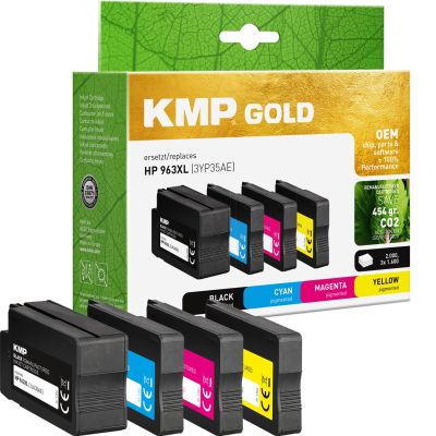 2. KMP 1766.6005 ink cartridge 4 pcs. Replacement High (XL) yield Black, Cyan, Magenta, Yellow