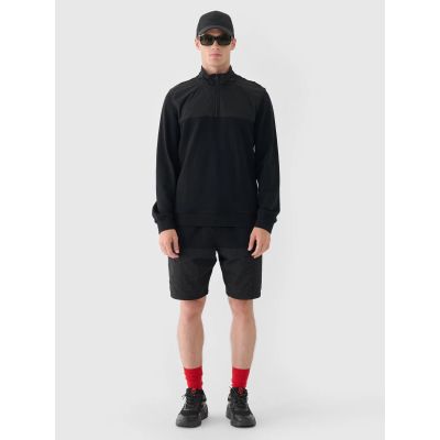 6. Men's sweatshirt without zipper, without hood, 4F 4FRSS24TSWSM2035-20S