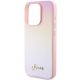 6. Guess GUHCP15XPSAIRSP iPhone 15 Pro Max 6.7" pink/pink hardcase Saffiano Iridescent Script