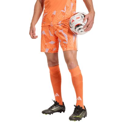 Men's adidas Tiro 26 Competition Goalkeeper Shorts Orange KC5345