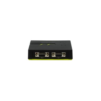 3. LevelOne KVM-0221 KVM Switch Black, Green