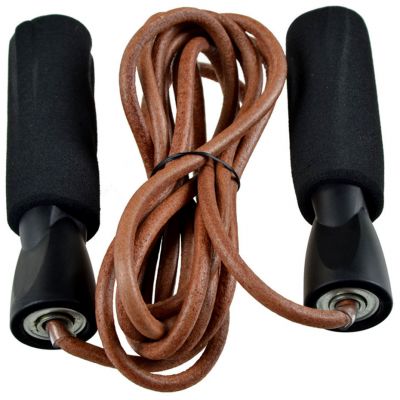 6. LEATHER SKIPPING ROPE WITH WEIGHT PROFIT FIT DK 1023