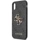 6. Guess 4G Big Metal Logo iPhone X/XS Case - Gray