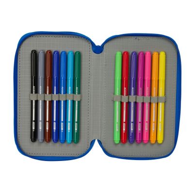 4. FC Barcelona pencil case with equipment triple filled pencil case 37 pcs 412648857