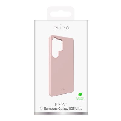 4. Puro Icon Silicone Case for Samsung Galaxy S25 Ultra - Pink