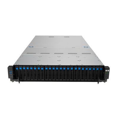 3. Asus Rack Platform (2U) RS520A-E12-RS24U AMD Epyc 9004 (24x NVMe, 2xGPU, 2x1Gbe, IPMI, 1+1 1600W)