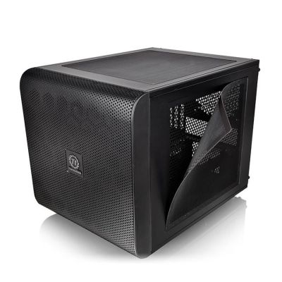 3. Thermaltake Core V21 CA-1D5-00S1WN-00 Case (Micro ATX, Mini ITX; Black)