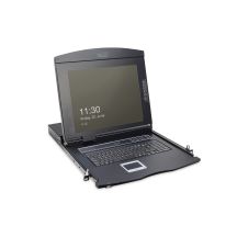 Digitus Modular Console with 17” (43.2 cm) TFT Monitor, 8-Port KVM Switch & Touchpad, US Keyboard