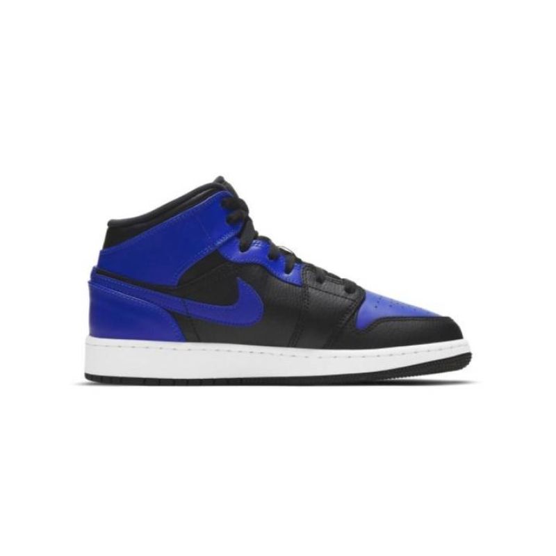 Air Jordan 1 Mid Hyper Royal GS Kids' Shoes - 554725-077