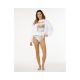 4. RIP CURL Hayley OO/S Drop Shldr Crew Women's Sweatshirt White