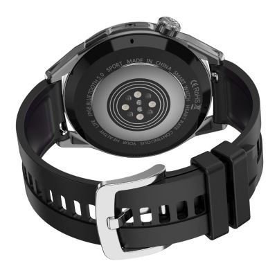 6. Rubicon RNCE88-2 Black Smartwatch - Black Silicone Strap + Black Bracelet