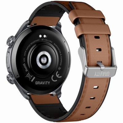 13. Smartwatch Gravity Black 2 Straps GT35-1