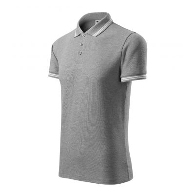 Malfini Urban M MLI-21912 dark gray melange polo shirt