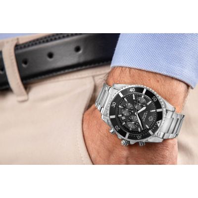 3. Giewont Chronograph Sapphire Silver Men's Watch GW3970-B2