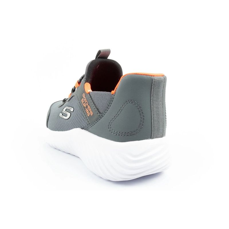 5. Skechers Bounder Slip-ins Junior Children's Sports Shoes Gray