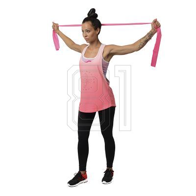 24. Pilates tape HMS TP01 PINK 0.7 x 120 x 1200 MM 17-34-022