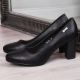 18. Sergio Leone W SK193A black block heel pumps 
