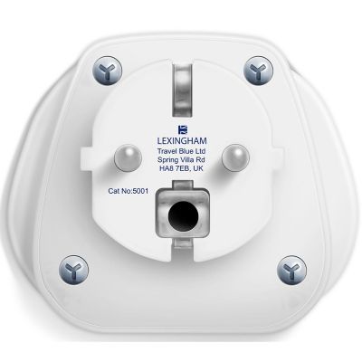 3. LEXINGHAM UNIVERSAL TRAVEL ADAPTER WORLD -> EU SCHUKO, 2 PCS