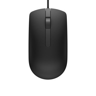 10. Dell MS116 Wired Optical Mouse Black