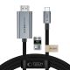 Tech-Protect UltraBoost USB-C HDMI 2.1 60HZ Video Cable 300 cm - Gray