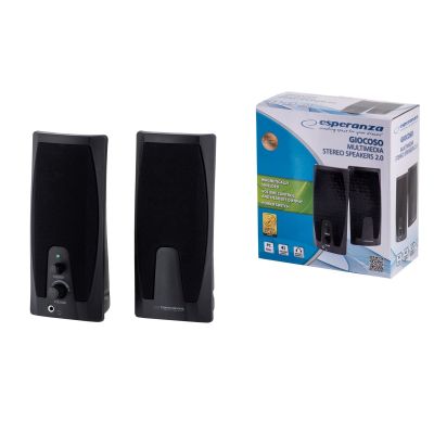2. Esperanza Giocoso EP110 computer speaker set (2.0; black)
