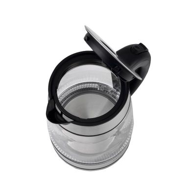 7. ELDOM GLASS CORDLESS KETTLE C420 KETTY 1850-2200W 1.7L NET FILTER ILLUMINATED TANK, HOT PLATE