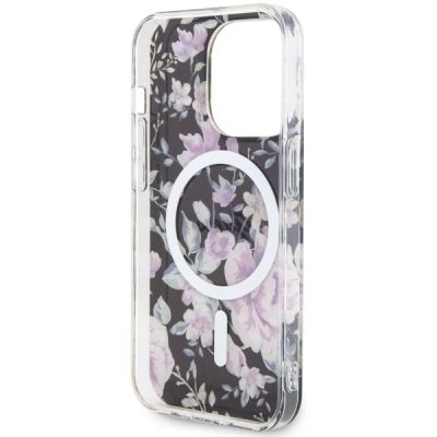 7. Guess GUHMP14LHCFWSK iPhone 14 Pro 6.1" black/black hardcase Flower MagSafe