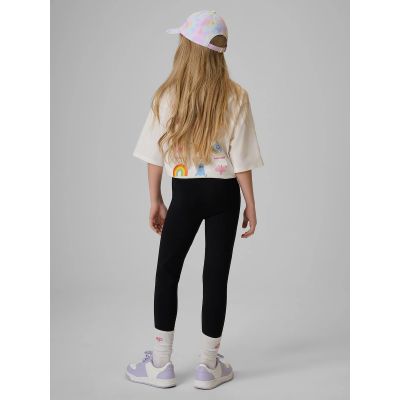 2. Girls' knitted leggings 4F 4FJRMM00TTIGF316-20S