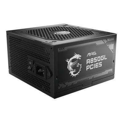 MSI MAG A850GL PCIE5 850W 80+ Gold ATX 3.1 Power Supply
