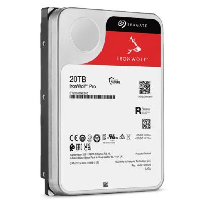 14. Seagate IronWolf Pro HDD (20 TB; 256MB; 3.5"; SATA)