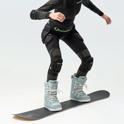 2. Qunature 2205000103 Ski Knee Pads Size L - Black