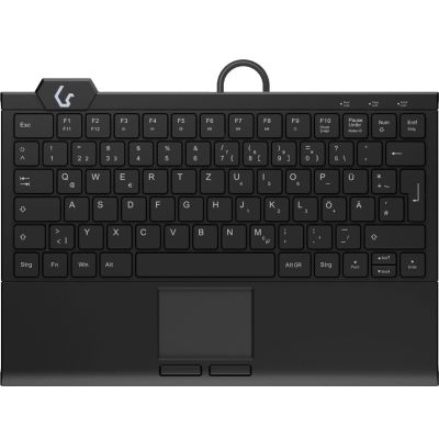 KeySonic KSK-5210ELU (DE) Keyboard Home USB QWERTZ German Black