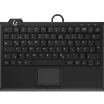 KeySonic KSK-5210ELU (DE) Keyboard Home USB QWERTZ German Black