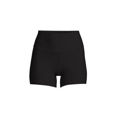 5. CASALL Ultra High Waist Hot Pant Sports Boxer Shorts Black