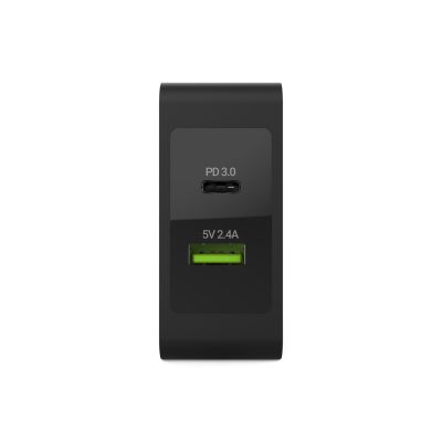 3. GREEN CELL USB-C 45W PD + USB WALL CHARGER