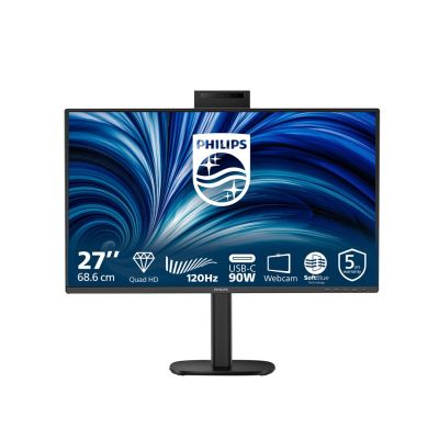 Philips 3000 series 27B2U3601H/00 computer monitor 68.6 cm (27") 2560 x 1440 px Quad HD LCD Black