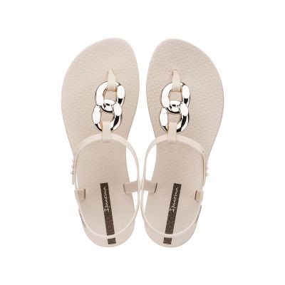 6. Ipanema Sandal Class women's flip-flop sandals, fashionable, light beige