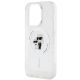 6. Karl Lagerfeld Karl&Choupette Glitter MagSafe case for iPhone 15 Pro - transparent
