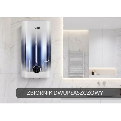 4. Electric boiler LIN LIFVD1SMWH 50L SMART white