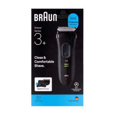 15. Braun 3000BT Battery 5 7mm Wet & Dry Black, Gray