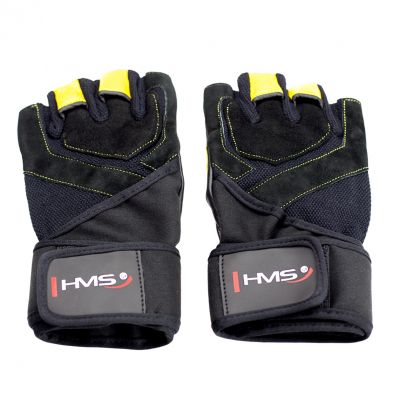 36. Gym Gloves Black/Yellow HMS RST01 size XL