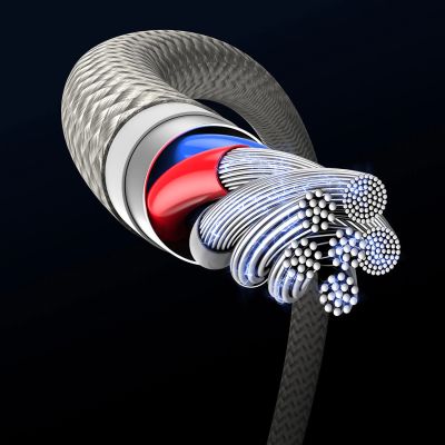 10. Baseus Tungsten Gold USB-C / USB-C 100W 2m cable - gold