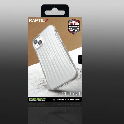 5. Raptic X-Doria Clutch Case iPhone 14 Plus back cover transparent