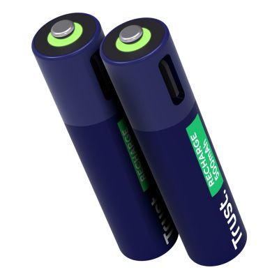 3. Trust AAA Batteries USB-C RECHARGEABLE BATTERIES 2P