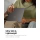 6. Spigen AirSkin Case for MacBook Air 13" 2023/2024/2025/2026 - Semi-Transparent