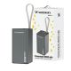 5. Powerbank Wozinsky K65+ 65W 30000mAh 2x USB-C, 1x USB-A 65W - gray