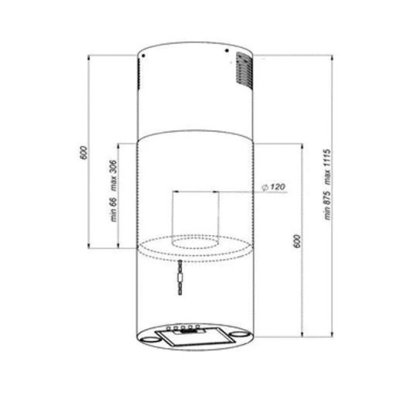 2. MAAN Elba2 31 Glossy Copper Cooker Hood