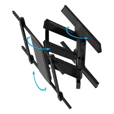 5. B-Tech BT8227/B Double Arm Wall Mount for Flat Screens with Tilt and Swivel Function