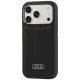 3. Audi Synthetic Leather Case MagSafe for iPhone 18 Pro / 17 Pro - Black