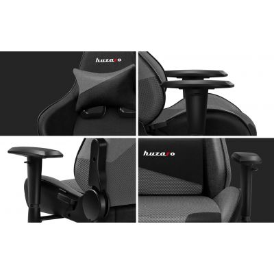 4. Huzaro Force 6.2 Grey Mesh Gaming Chair